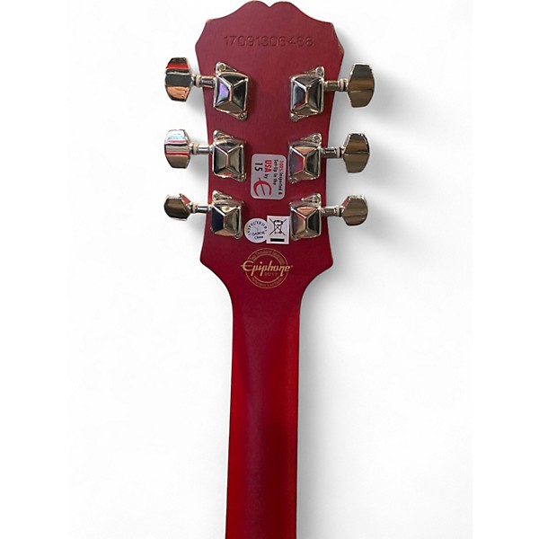 Used Epiphone SG Cherry Solid Body Electric Guitar