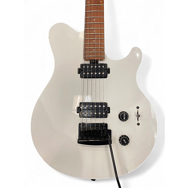 Used Sterling by Music Man Sub AX3 Axis Arctic White Solid Body Electric Guitar