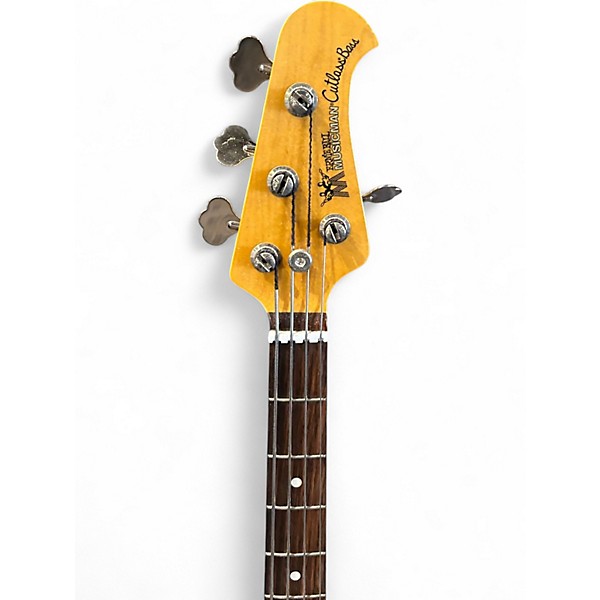 Used Ernie Ball Music Man CUTLASS BASS Black Electric Bass Guitar