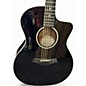 Used Taylor 214CE-BLK Black Acoustic Electric Guitar thumbnail