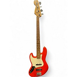 Used Fender Player Jazz Bass Left Handed Dakota Red Electric Bass Guitar
