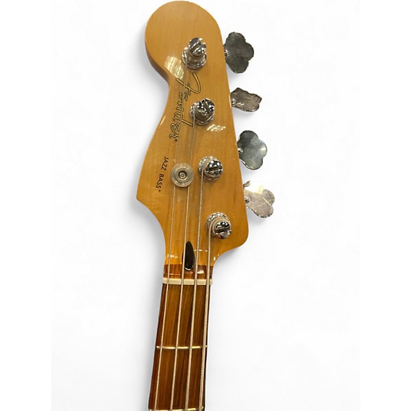 Used Fender Player Jazz Bass Left Handed Dakota Red Electric Bass Guitar
