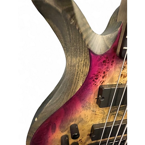 Used Schecter Guitar Research Riot 5 AURORA BURST Solid Body Electric Guitar