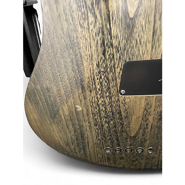 Used Schecter Guitar Research Riot 5 AURORA BURST Solid Body Electric Guitar