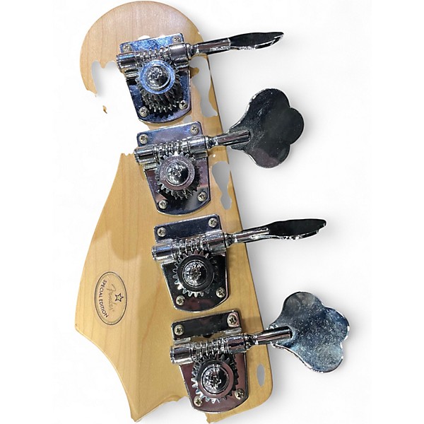 Used 2009 Fender FSR DELUXE JAZZ BASS Natural Electric Bass Guitar