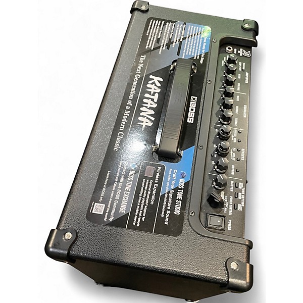 Used BOSS Katana KTN50 M3 W/ WITH BLUETOOTH AUDIO MIDI DUAL ADAPTER Guitar Combo Amp