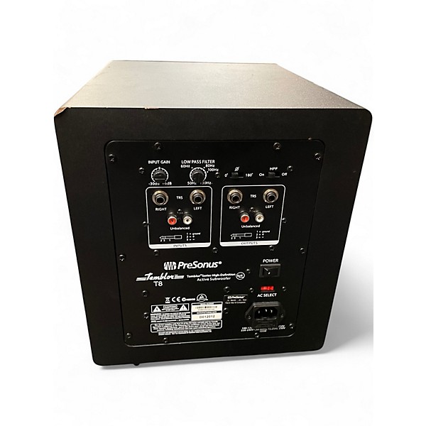 Used PreSonus TEMBLOR T8 Subwoofer