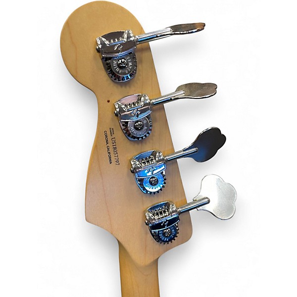 Used 2018 Fender American Elite Jazz Bass 3 Color Sunburst Electric Bass Guitar