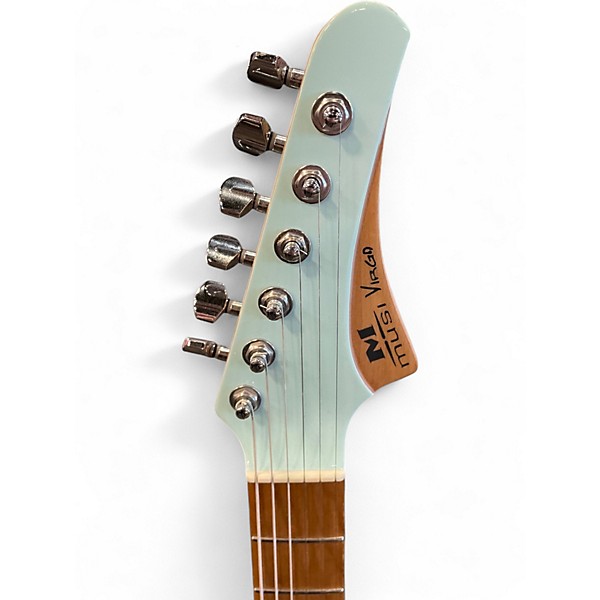 Used Musi VIRGO Sonic Blue Solid Body Electric Guitar