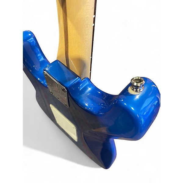 Vintage 1994 Fender Strat plus deluxe Blue Frost Burst Solid Body Electric Guitar