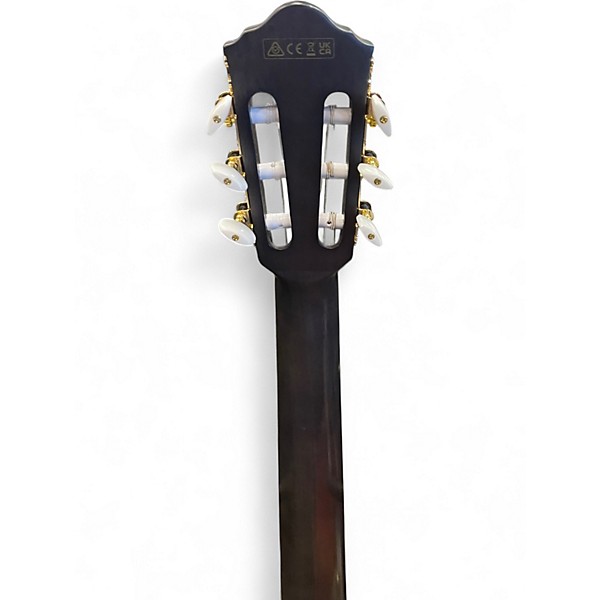 Used Ibanez TOD10N Black Classical Acoustic Electric Guitar