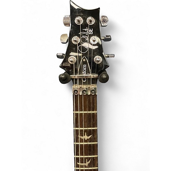 Used PRS SE Custom 24 FLOYD Trans Green Solid Body Electric Guitar