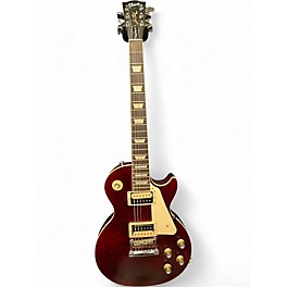 Used Gibson Les Paul Traditional Pro V Satin Top Wine Red Solid Body Electric Guitar