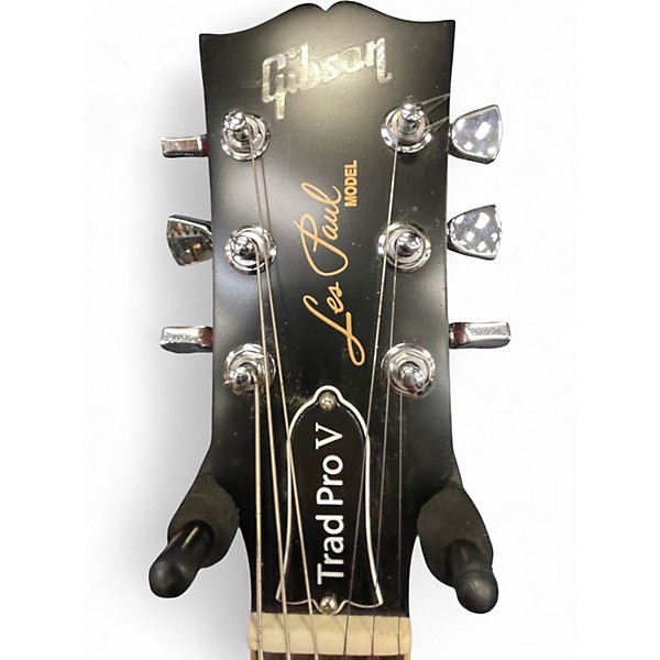 Used Gibson Les Paul Traditional Pro V Satin Top Wine Red Solid Body Electric Guitar