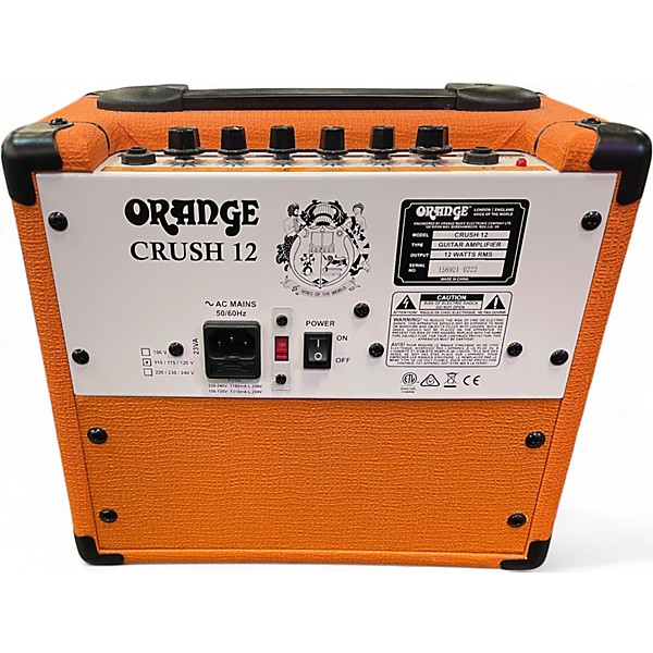 Used Orange Amplifiers Crush 12 Guitar Combo Amp