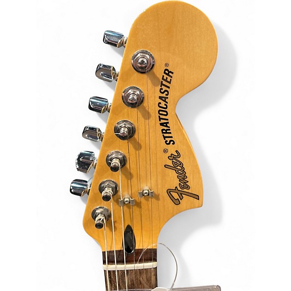 Used Fender Deluxe Roadhouse Stratocaster Sonic Blue Solid Body Electric Guitar