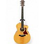 Used Taylor 214CE Deluxe Natural Acoustic Electric Guitar thumbnail