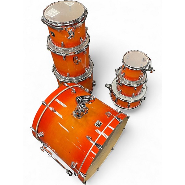Used TAMA 7 Piece SUPERSTAR CLASSIC Lacquer Burst Drum Kit