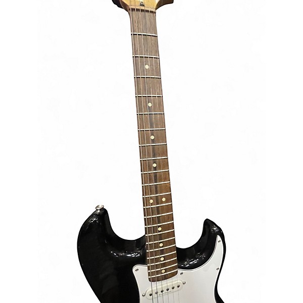 Used Squier Stratocaster HSS Black Solid Body Electric Guitar