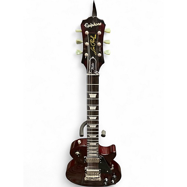 Used Epiphone Les Paul Studio Red Solid Body Electric Guitar