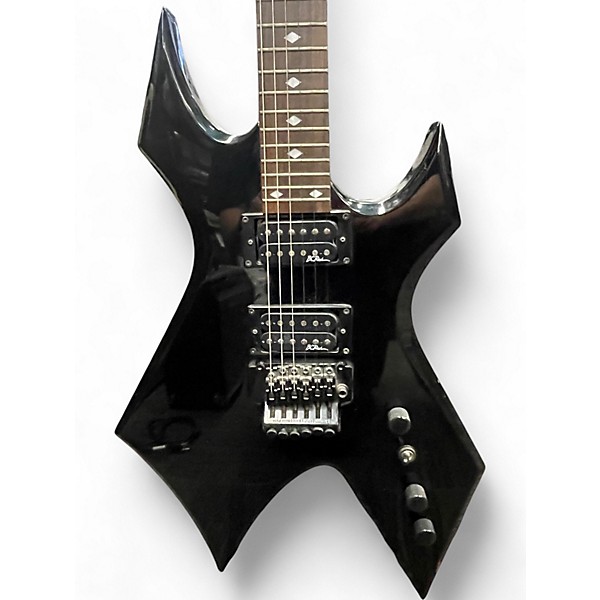 Used B.C. Rich NJ Series Warlock Black Solid Body Electric Guitar