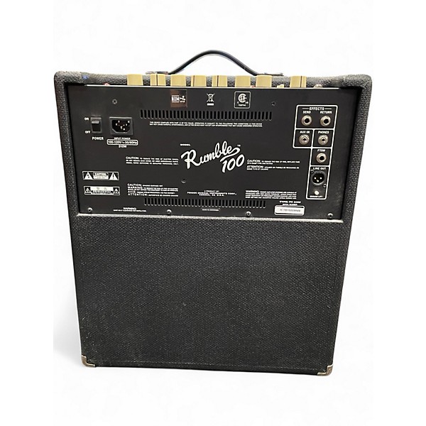Used Fender Rumble 100 1x15 100W Bass Combo Amp