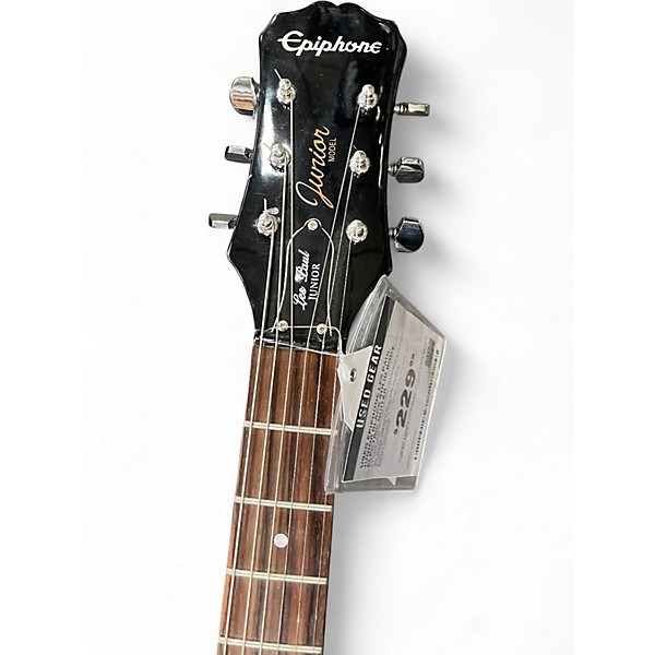 Used Epiphone Les Paul Junior Black Solid Body Electric Guitar