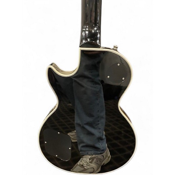 Used Epiphone Les Paul Custom Silverburst Solid Body Electric Guitar