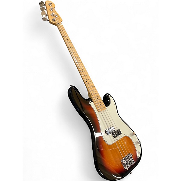 Used Fender Player Precision Bass 3 Color Sunburst Electric Bass Guitar