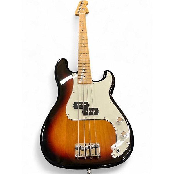 Used Fender Player Precision Bass 3 Color Sunburst Electric Bass Guitar