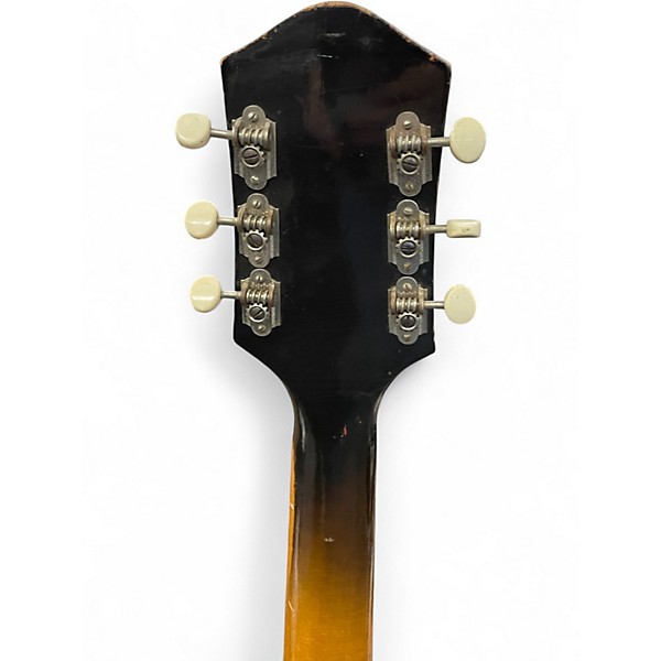 Used Silvertone h61 2 Color Sunburst Acoustic Electric Guitar