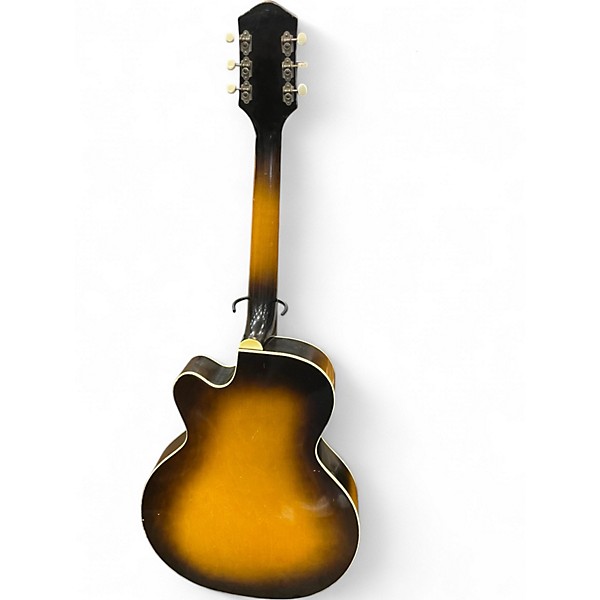 Used Silvertone h61 2 Color Sunburst Acoustic Electric Guitar