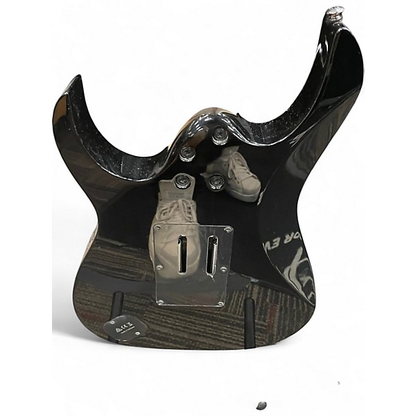 Used Ibanez UV70 Universe Steve Vai Signature 7 String COSMO BLACK Solid Body Electric Guitar