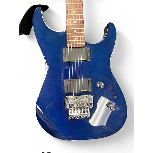 Used Jackson dinky reverse fr Blue Solid Body Electric Guitar