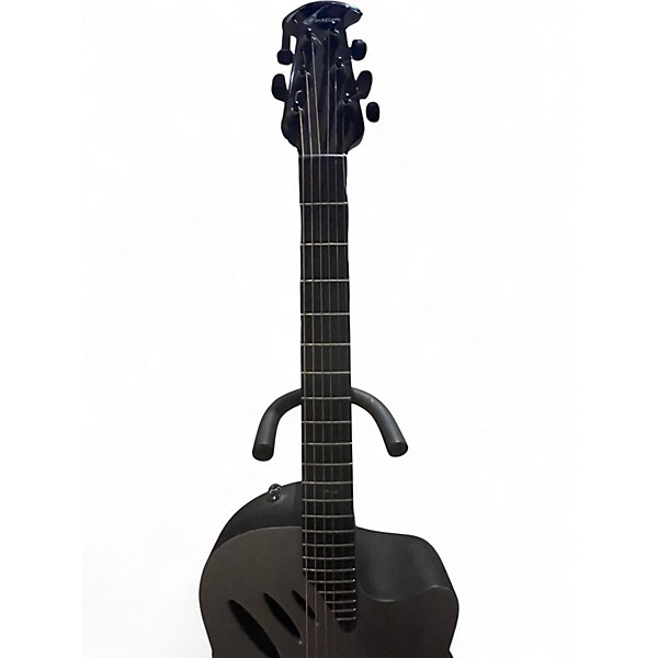 Used Ovation celebrity 54i Silver Acoustic Electric Guitar