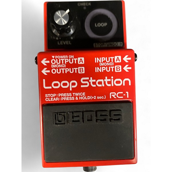 Used BOSS RC1 Loop Station Pedal