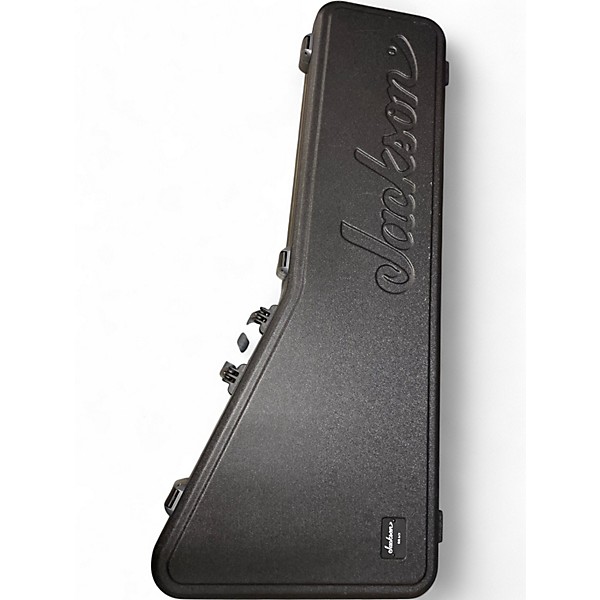 Used Jackson USA RR1 V Gloss Black Solid Body Electric Guitar