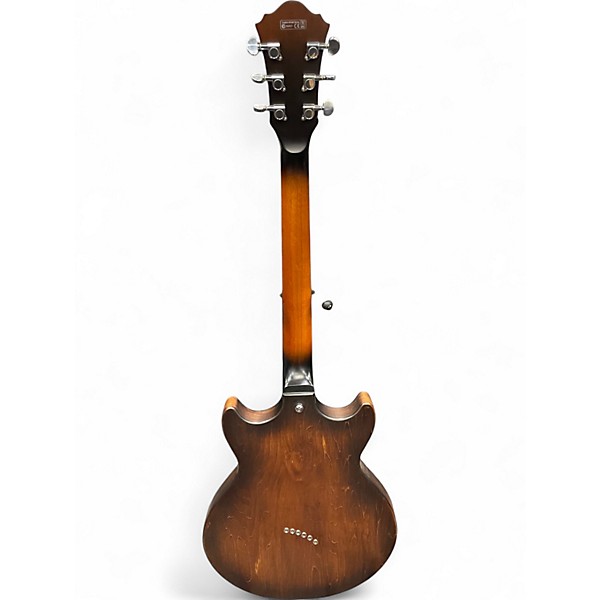 Used Ibanez amf73 Artcore Natural Hollow Body Electric Guitar