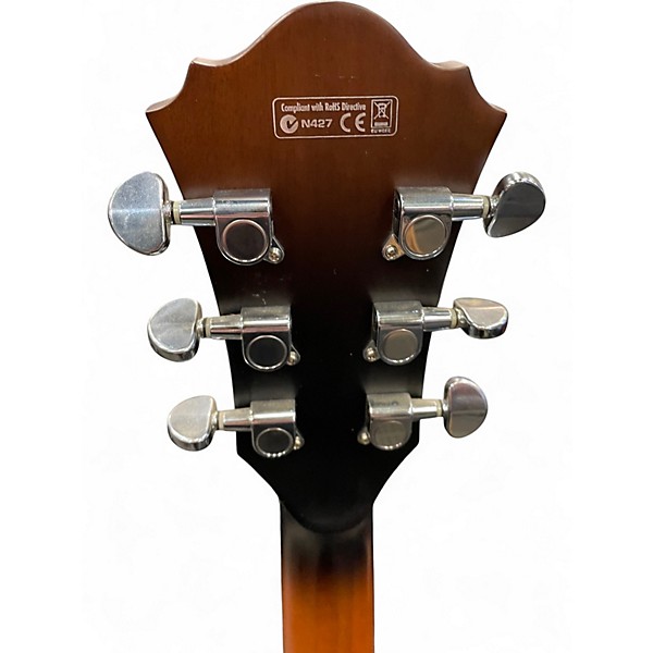 Used Ibanez amf73 Artcore Natural Hollow Body Electric Guitar