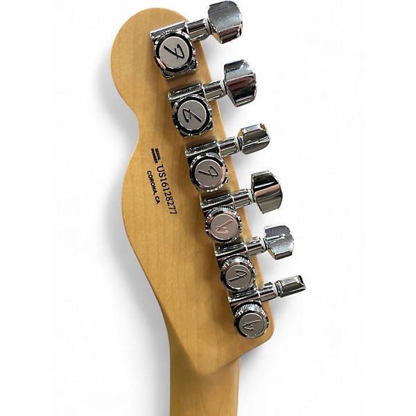 Used Fender American Elite Thinline Telecaster MYSTIC ICE BLUE Hollow Body Electric Guitar