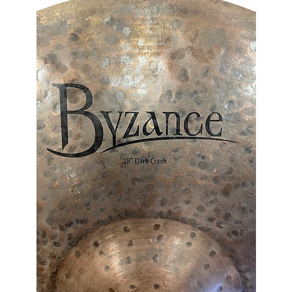 Used MEINL 18in Byzance Dark Crash Cymbal