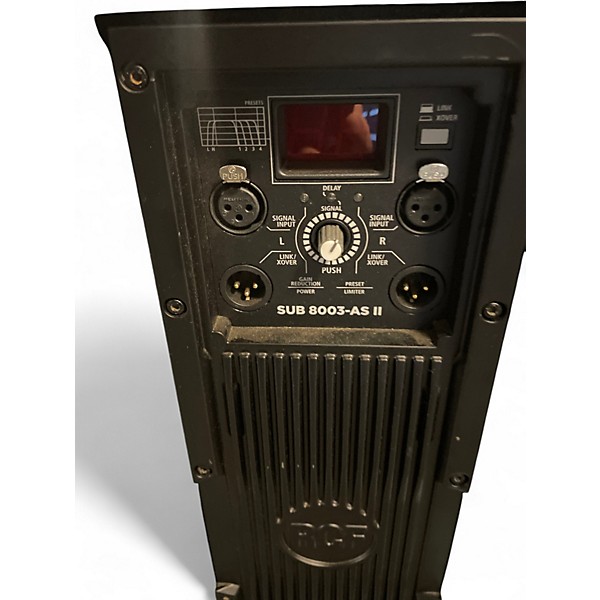 Used RCF SUB 8003-AS II 18" Powered Subwoofer  Powered Subwoofer