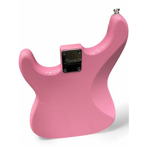 Used Squier Sonic Stratocaster HT H Flash Pink Solid Body Electric Guitar