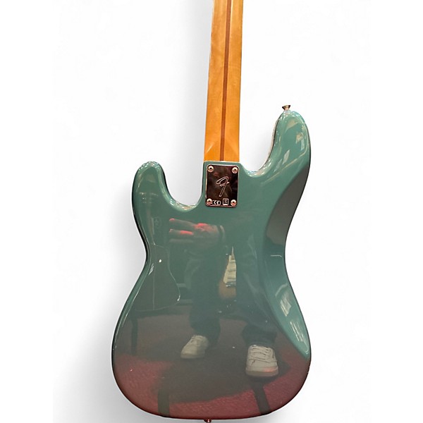 Used Fender  Limited Edition Player Precision Bass Ocean Turquoise Electric Bass Guitar