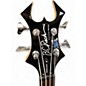 Used B.C. Rich PLATINUM SERIES WARLOCK BLACK Electric Bass Guitar