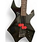 Used B.C. Rich PLATINUM SERIES WARLOCK BLACK Electric Bass Guitar