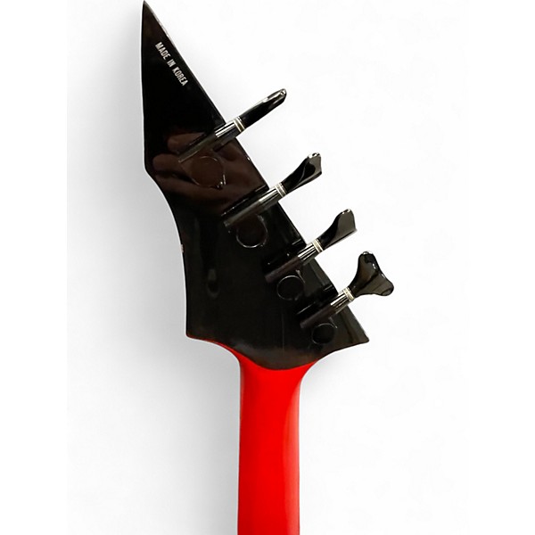 Used B.C. Rich PLATINUM SERIES WARLOCK BLACK Electric Bass Guitar