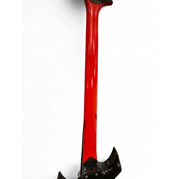 Used B.C. Rich PLATINUM SERIES WARLOCK BLACK Electric Bass Guitar