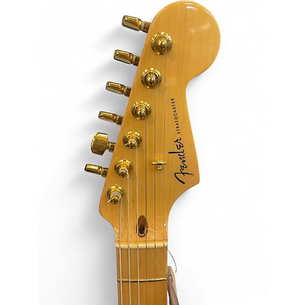 Used Fender 50TH ANNIVERSARY AMERICAN DELUXE STRATOCASTER 2 Color Sunburst Solid Body Electric Guitar