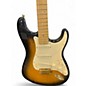 Used Fender 50TH ANNIVERSARY AMERICAN DELUXE STRATOCASTER 2 Color Sunburst Solid Body Electric Guitar